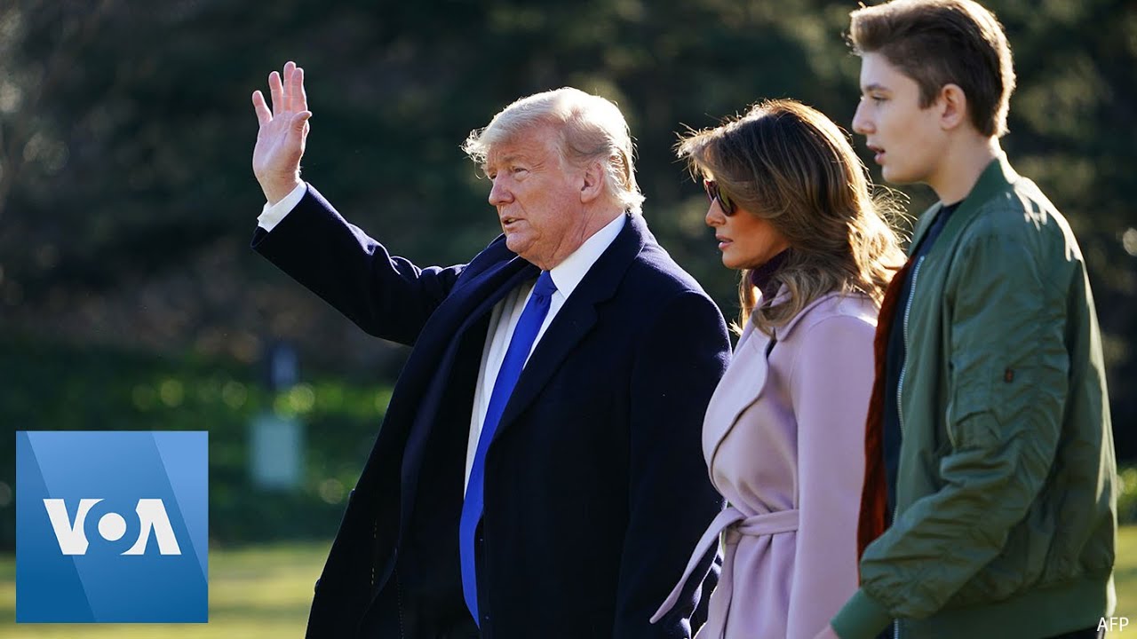 Trump First Lady Depart For Mar A Lago Youtube