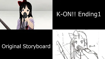 K-on!! Ending 1『 Listen!! 』Storyboard Comparison