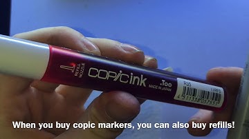 How to REFILL A COPIC MARKER EASY(look in description)