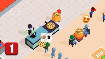Pizza Ready - Gameplay Walkthrough (Part 1) Stickman Pizza Restaurant Idle Tycoon (iOS, Android)