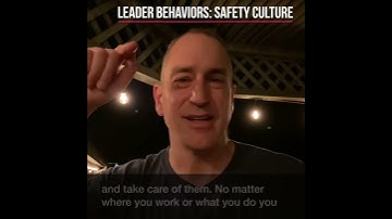 Leader Behaviors: Safety