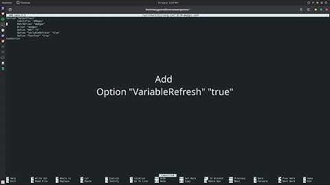 How to enable FreeSync AMD GPU R9 380X on Manjaro Linux GNOME, POP OS, Solus, etc