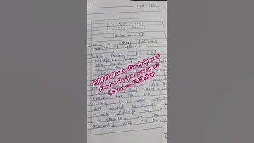 BSOC 103 Handwritten Assignment | How to make ignou assignment | Order now : 8130208920 #ignou