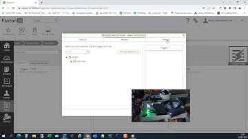 How to open door from paxton10 server softwer