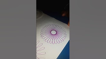 how to make a spirograph design #like #subscribe#spirograph design art#shorts #spirograph #ytshort
