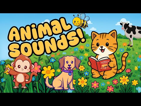 Animal Sounds Song For Kids Learn Animal Voices BasboosaChannel
