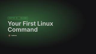 Welcome to the Terminal — echo "text", date, whoami, and more for Linux beginners