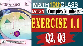 Math 10th Class New Book Chapter 1 Ex.1.1 Q2, Q3 - 10th Class Math Chapter 1 Ex.1.1 Q2,Q3