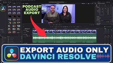 How to Export AUDIO ONLY in Davinci Resolve (for Podcasts)