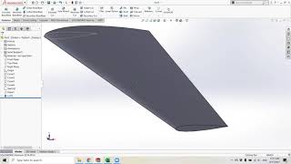 Basic Wing Lofting in Solidworks
