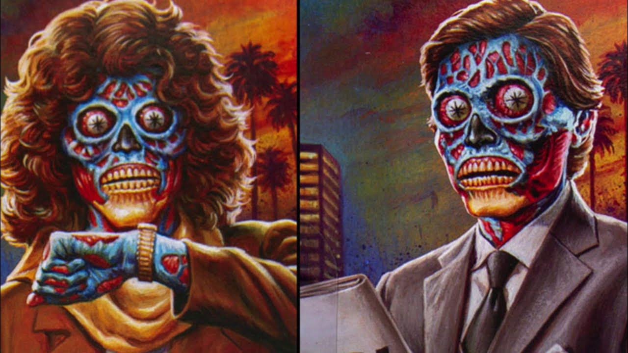 They lives или they live. They Live 1988. Чужие среди нас. They Live очки. Джон Карпентер чужие среди нас.