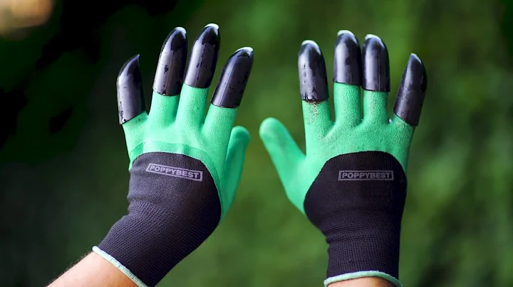 Poppybest Garden Gloves - The First Ever Chemical-Free Garden Gloves with Claws