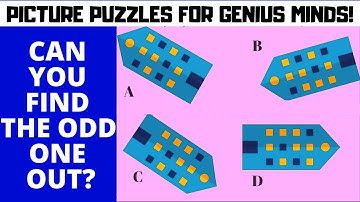 ODD ONE OUT #PUZZLES FOR GENIUS