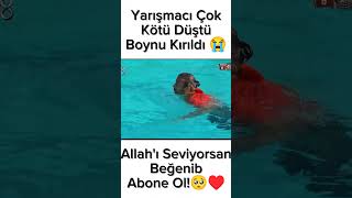 Dünyayı Ağlatan O Sakatlık Yarışmacının Boynu Kırıldı