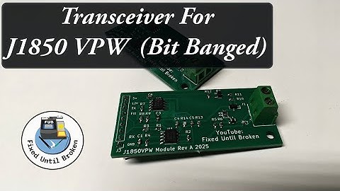 J1850VPW Transceiver For Bit Banging Data (Arduino)