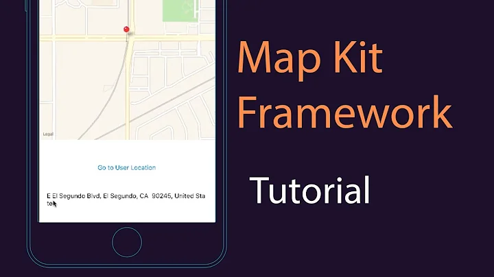 How to use Apple's MapKit Framework to get a user's Location - IOS Swift Tutorial