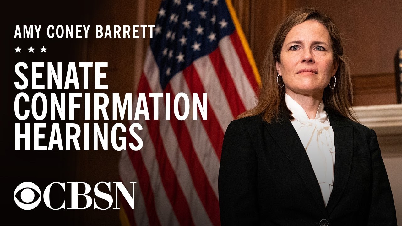 Amy Coney Barrett S Supreme Court Confirmation Hearing Day 1 Youtube