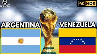 Messi Magic! Argentina vs Venezuela | FIFA World Cup Qualifiers CONMEBOL | eFootball 2026 Gameplay