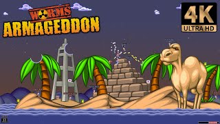Worms Armageddon | Mission 6 - Sand in your eye. | PC 4K