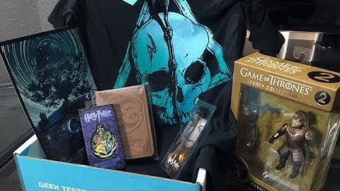 NERD BLOCK GIVEAWAY - January 2016 Unboxing - Game of Thrones, Lord of the Rings, Harry Potter!