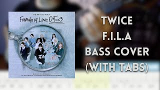 Twice - F.I.L.A (Fall In Love Again) bass cover (with tabs)