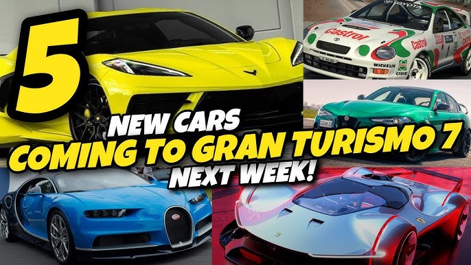 Four new cars coming to the next Gran Turismo 7 update, 7th August