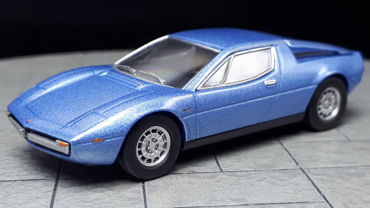Modèle Réduit Maserati Merak 1974 à L'échelle 1:43 Par MINICHAMPS - Édition Noire