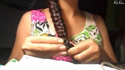 Hướng dẫn tết tóc kiểu xương cá dễ dàng