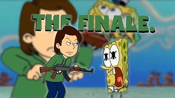 Boris Trying to Get The Pizza From SpongeBob The Finale