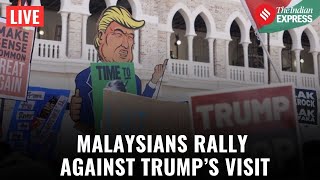 LIVE: Malaysians Rally Against Trump’s Visit to ASEAN Summit in Kuala Lumpur