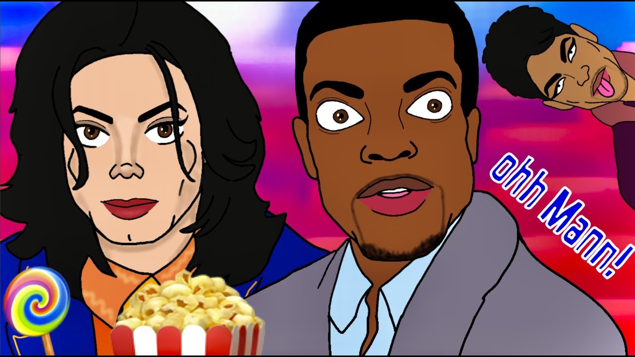 When Michael Jackson & Chris Tucker Went To The movies (Cartoon)