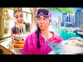 Premier aid  dubai resto avec des abonns et petit anniversaire surprise de kayla  weekly vlog