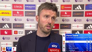 Michael Carrick Goes Crazy! Post match Interview| Man United vs Arsenal 3-2 