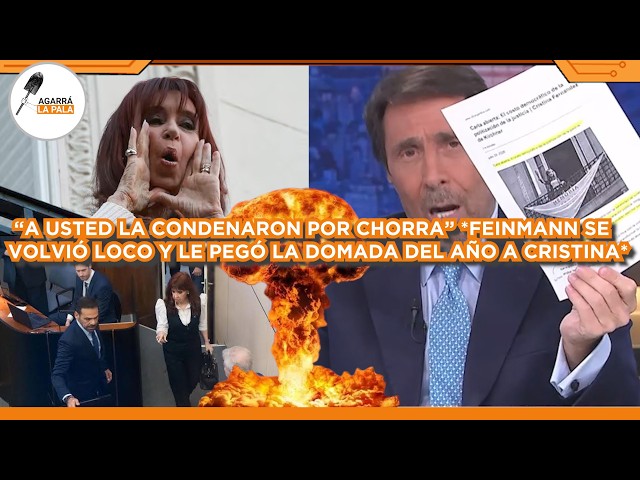 FEINMANN SE VOLVIÓ LOCO CONTRA KRETINA Y LE PEGÓ LA DOMADA DEL AÑO: "LA CONDENARON POR SER CHORRA"