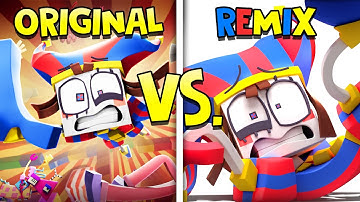 "Wacky World" Original VS. Remix 🎵 - Digital Circus Music Video