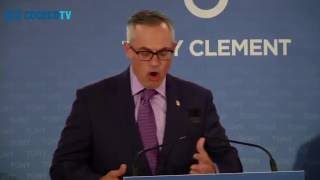 MP Tony Clement announces candidacy for leadership