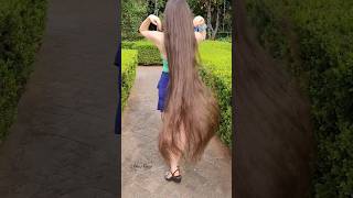 Rapunzel's Super Long All Natural Hair ❤ #rapunzelshorts #verylonghair #beautifullonghair
