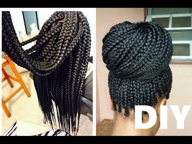 How to Box Braids  CROCHET METHOD 