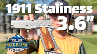 [ChannelMo] รีวิวปืน RIA 1911 Stainless CS ขนาด .45ACP ไซค์กระทัดรัด กลุ่มแน่น