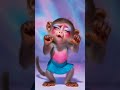 Baby Monkey Dance 🐒✨ | Cutest Dance Ever #shorts #cartoon