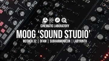 Moog Sound Studio | Labyrinth, DFAM, Subharmonicon & Mother-32
