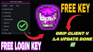 Dripclient / key generator/Drip Client Key/mod manu/headshort hack/free fire hack/key/key/Mod
