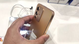 Vivo v23 5G Quick Hands on Review Sunshine Gold Looks Like iPhone 13 Urdu/Hindi