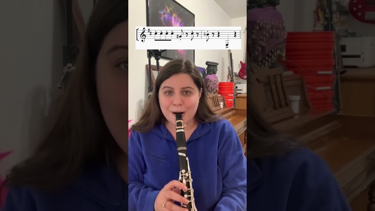 ⁣Learn how to play Rush E #clarinet #rushe #clarinetist #musicnotes #band #clarinetplayer #musician