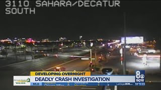 Deadly fatal autopedestrian crash near Sahara and Decatur