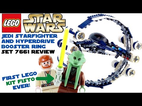 Plante træer Telemacos Pigment LEGO STAR WARS 7661 - Jedi Starfighter with Hyperdrive Booster Ring REVIEW  2007 Set - YouTube