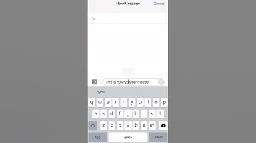 How to use the space bar as a mouse on your iPhone or iPad