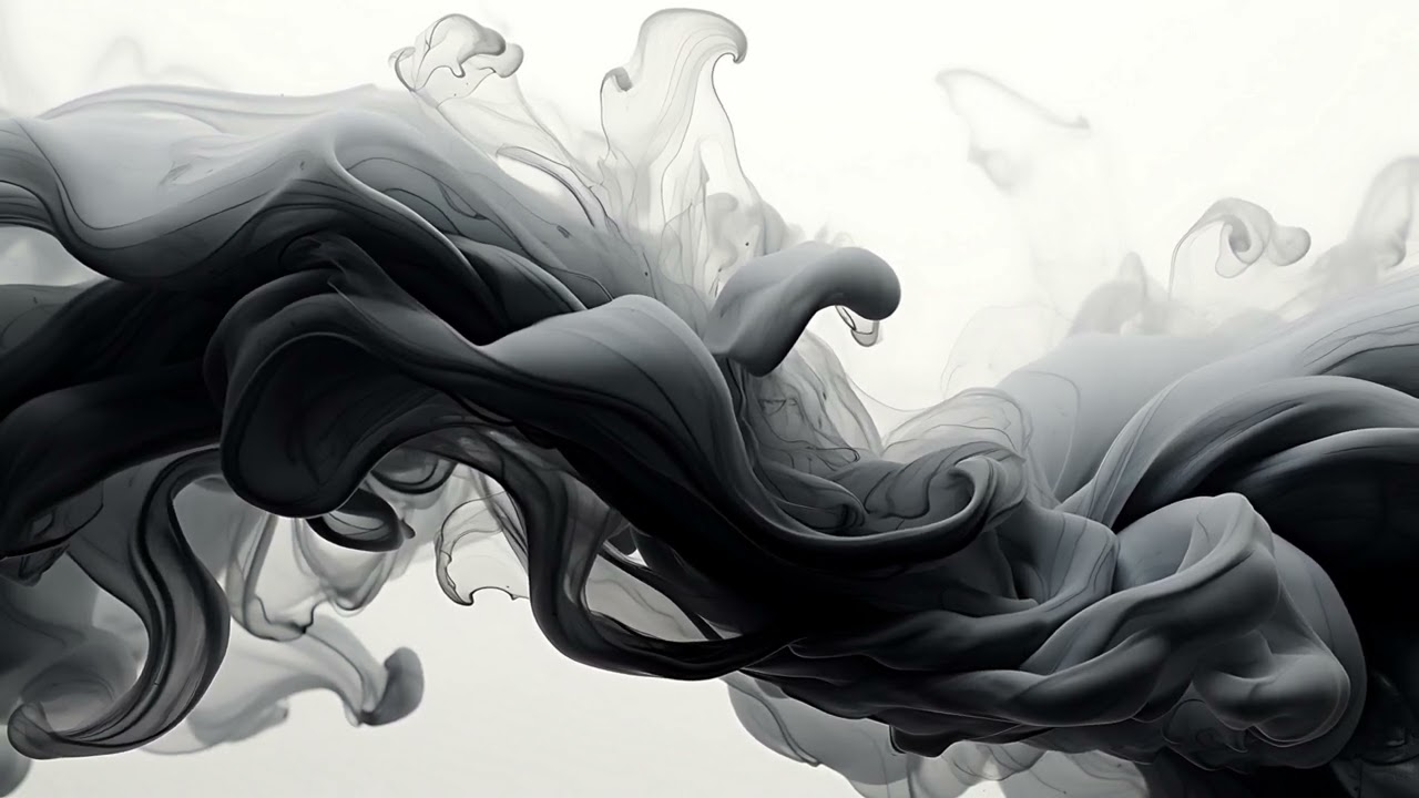 Art abstrait noir et blanc fond d'écran animé pour pc : arrière-plans animés hd ou 4k (@Favorisxp).