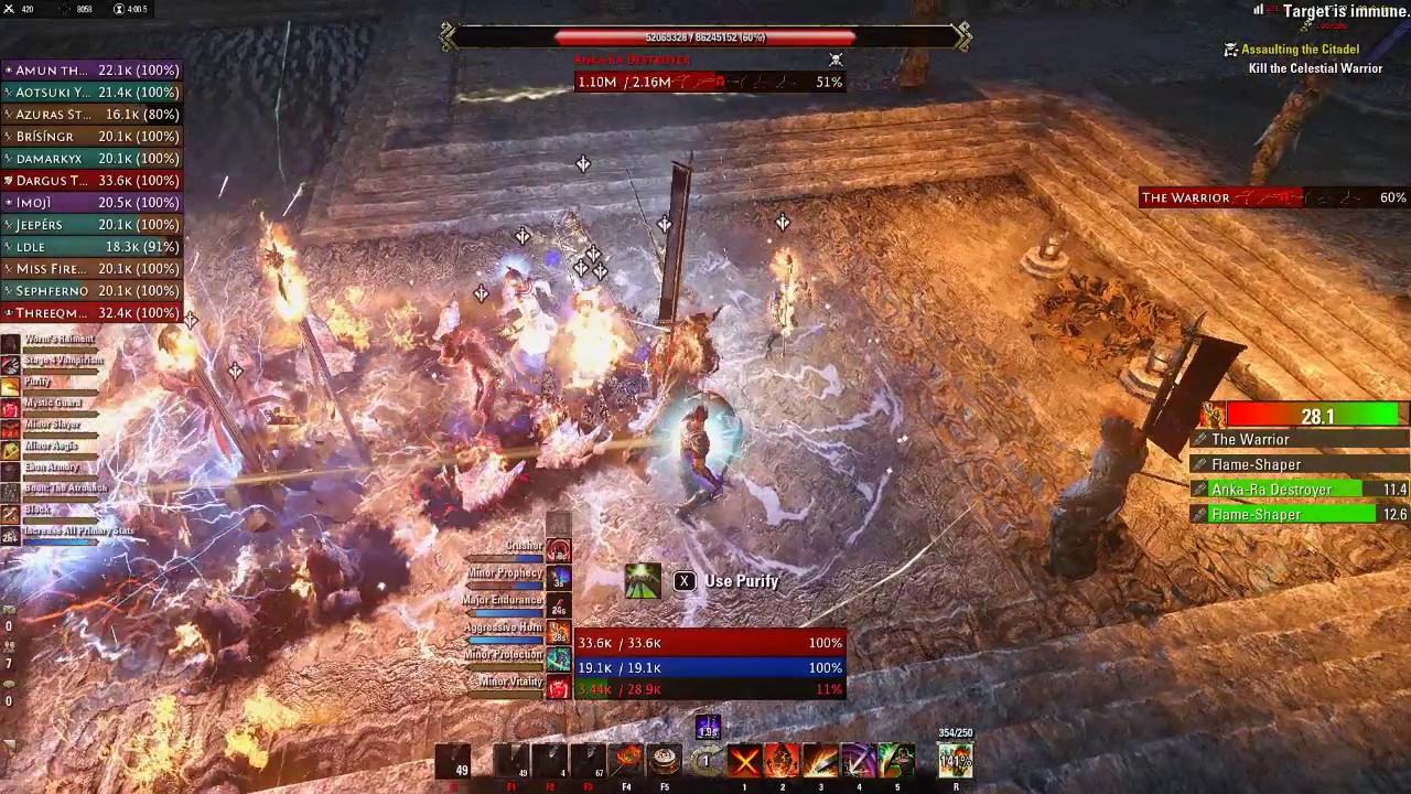 [ESO][Guide] Hard Mode Veteran Hel Ra Citadel The Warrior Off Tank POV YouTube