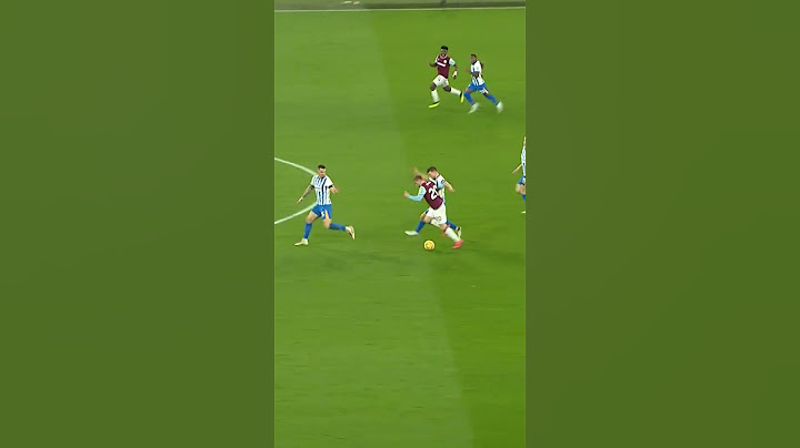 Kudus goal!!! The West Ham scored their first goal of the match with a good counter attack.